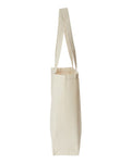 Liberty Bags 8503R Isabella Midweight Recycled Canvas Tote - Recycled Natural - side
