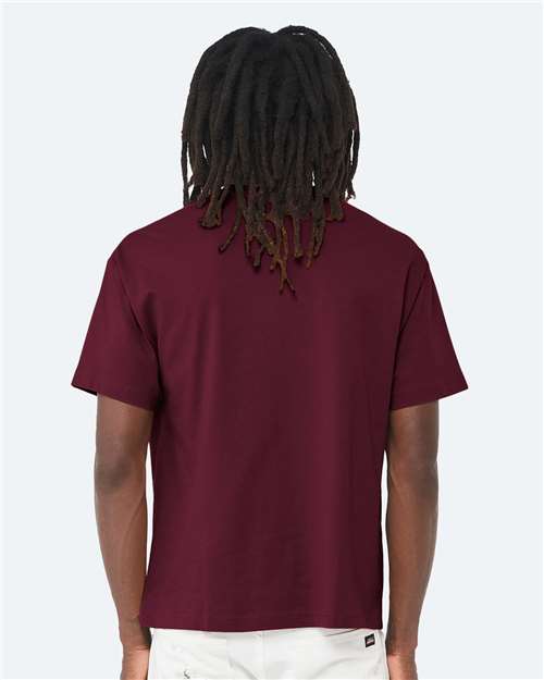 Bella + Canvas 3010 6 oz. Heavyweight Tee - Maroon - model back