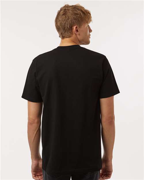 Tultex 299 Unisex Heavyweight Street T-Shirt - Black - model back