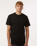 Tultex 299 Unisex Heavyweight Street T-Shirt - Black - model front