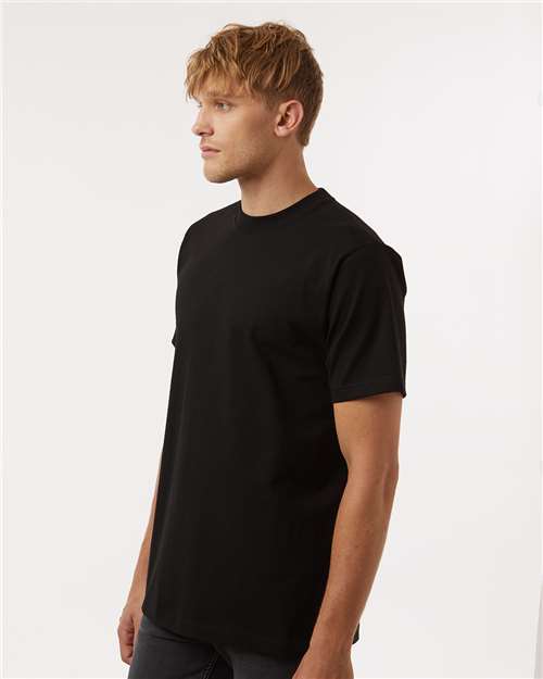 Tultex 299 Unisex Heavyweight Street T-Shirt - Black - model side