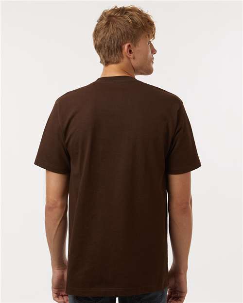 Tultex 299 Unisex Heavyweight Street T-Shirt - Brown - model back