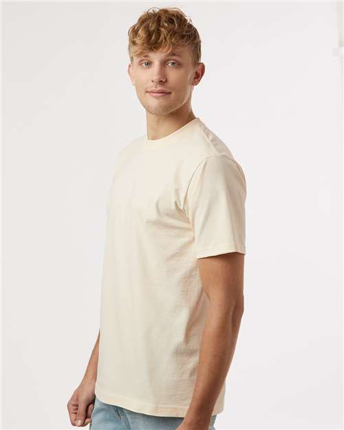 Tultex 299 Unisex Heavyweight Street T-Shirt - Natural - model side