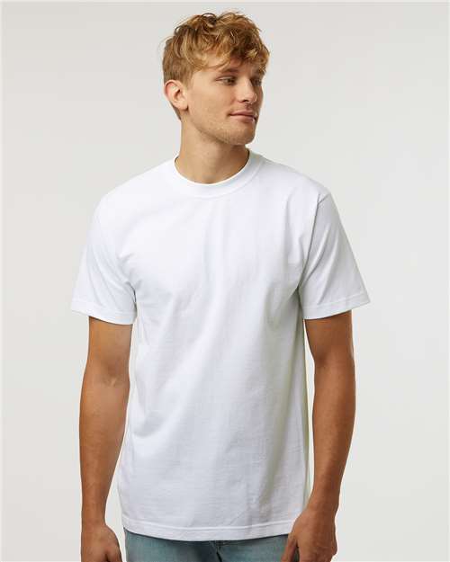 Tultex 299 Unisex Heavyweight Street T-Shirt - White - model front
