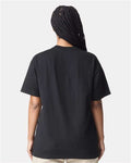 American Apparel 9001 Unisex Super Heavyweight Tee - Black - model back