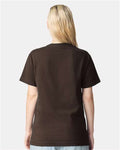 American Apparel 9001 Unisex Super Heavyweight Tee - Brown - model back