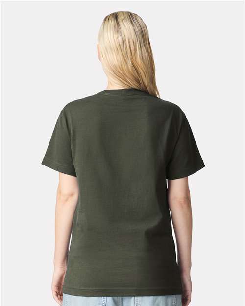 American Apparel 9001 Unisex Super Heavyweight Tee - Lieutenant - model back