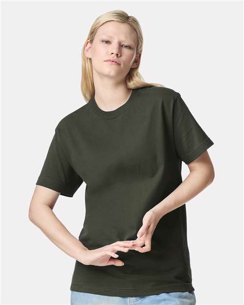 American Apparel 9001 Unisex Super Heavyweight Tee - Lieutenant - model front