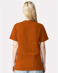 American Apparel 9001 Unisex Super Heavyweight Tee - Rust - model back