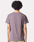 American Apparel 9001 Unisex Super Heavyweight Tee - Smokey Violet - model back
