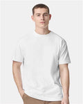 American Apparel 9001 Unisex Super Heavyweight Tee - White - model front