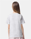 American Apparel 2001Y Youth Fine Jersey Tee - Ash Grey - model back