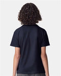 American Apparel 2001Y Youth Fine Jersey Tee - Navy - model back