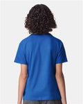 American Apparel 2001Y Youth Fine Jersey Tee - Royal Blue - model back