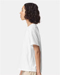 American Apparel 2001Y Youth Fine Jersey Tee - White - model side