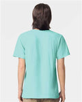 American Apparel 2001 Unisex Fine Jersey Tee - Celadon - model back