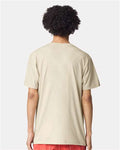 American Apparel 2001CVC Unisex CVC Tee - Heather Cream - model back