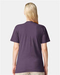American Apparel 2001CVC Unisex CVC Tee - Heather Grape - model back