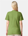 American Apparel 2001CVC Unisex CVC Tee - Heather Nephrite - model back