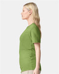 American Apparel 2001CVC Unisex CVC Tee - Heather Nephrite - model side