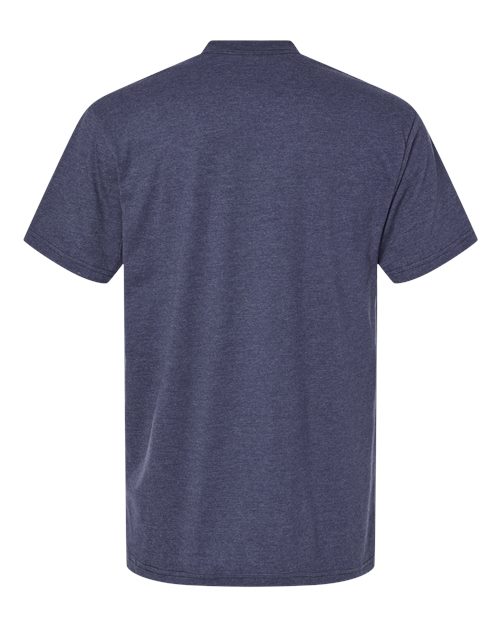 American Apparel 2001CVC Unisex CVC Tee - Heather Navy - back