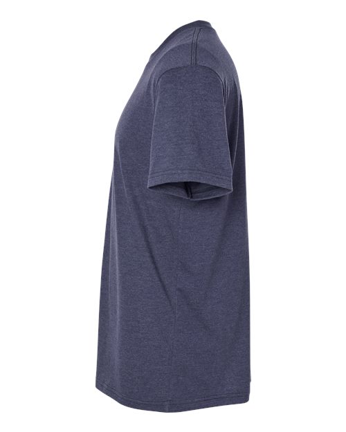 American Apparel 2001CVC Unisex CVC Tee - Heather Navy - side