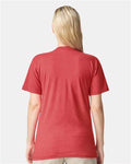American Apparel 2001CVC Unisex CVC Tee - Heather Coral - model back