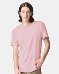 American Apparel 2001CVC Unisex CVC Tee - Heather Pink - model front