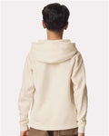 Comfort Colors 1467Y Youth Garment-Dyed Lightweight Hooded Sweatshirt - Ivory - model back