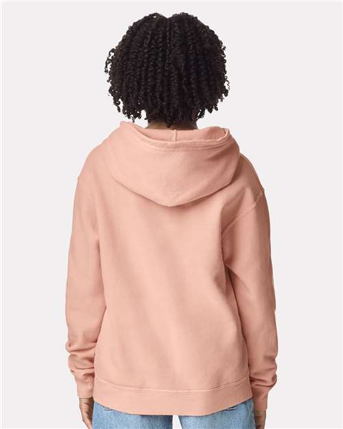 Comfort Colors 1467Y Youth Garment-Dyed Lightweight Hooded Sweatshirt - Peachy - model back