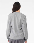 BELLA + CANVAS 3511 6 oz. Heavyweight Long Sleeve Tee - Athletic Heather - model back