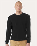 BELLA + CANVAS 3511 6 oz. Heavyweight Long Sleeve Tee - Black - model front