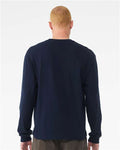 BELLA + CANVAS 3511 6 oz. Heavyweight Long Sleeve Tee - Navy - model back