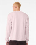 BELLA + CANVAS 3511 6 oz. Heavyweight Long Sleeve Tee - Soft Pink - model back