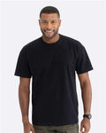 Next Level 7200 Heavyweight T-Shirt - Black - model front