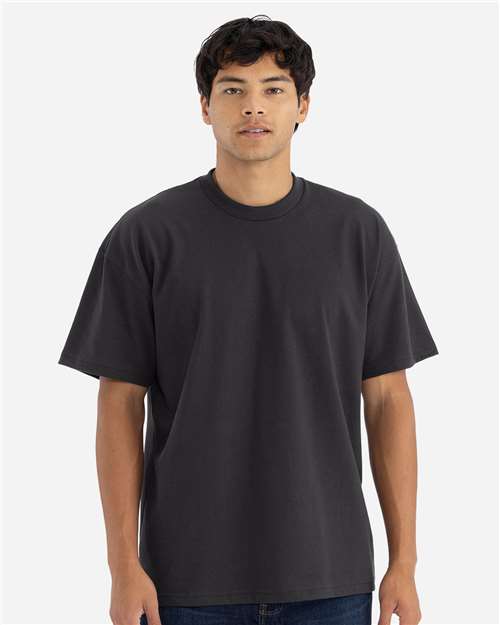Next Level 7200 Heavyweight T-Shirt - Graphite Black - model front