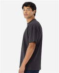Next Level 7200 Heavyweight T-Shirt - Graphite Black - model side