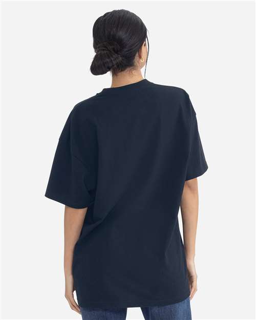 Next Level 7200 Heavyweight T-Shirt - Midnight Navy - model back