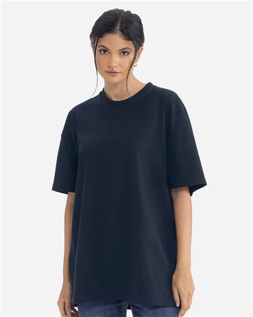 Next Level 7200 Heavyweight T-Shirt - Midnight Navy - model front