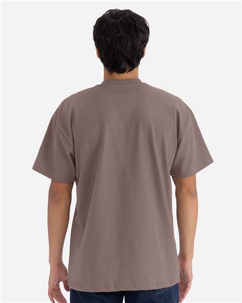 Next Level 7200 Heavyweight T-Shirt - Shiitake - model back