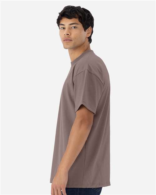 Next Level 7200 Heavyweight T-Shirt - Shiitake - model side