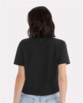 Next Level 7610 Women's Heavyweight Boxy T-Shirt - Black - model back