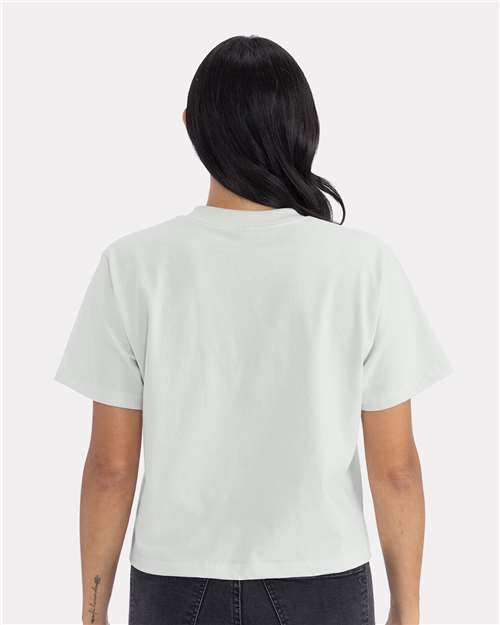 Next Level 7610 Women's Heavyweight Boxy T-Shirt - Bone - model back