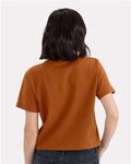 Next Level 7610 Women's Heavyweight Boxy T-Shirt - Clay - model back