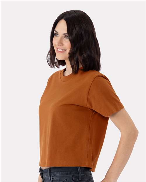 Next Level 7610 Women's Heavyweight Boxy T-Shirt - Clay - model side