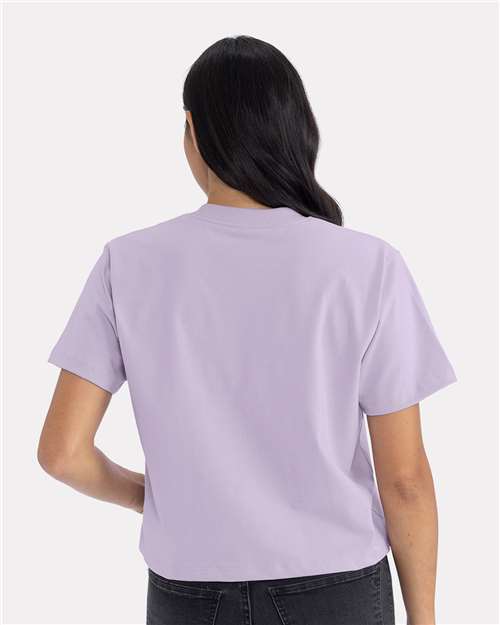 Next Level 7610 Women's Heavyweight Boxy T-Shirt - Lavender - model back