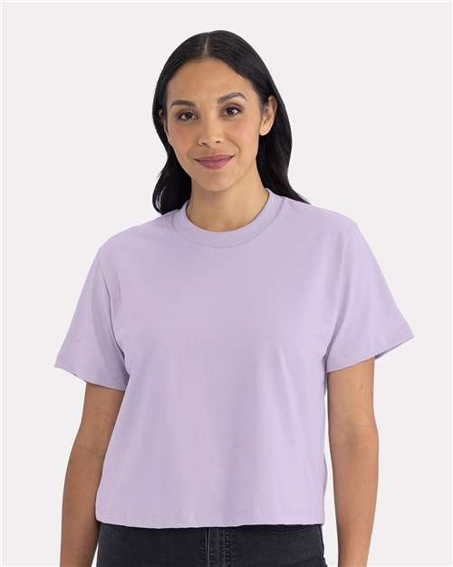 Next Level 7610 Women's Heavyweight Boxy T-Shirt - Lavender - model front
