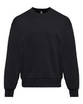 Next Level 9007 Unisex Heavyweight Crewneck Sweatshirt - Black - front