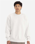 Next Level 9007 Unisex Heavyweight Crewneck Sweatshirt - Bone - model front