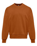 Next Level 9007 Unisex Heavyweight Crewneck Sweatshirt - Clay - front